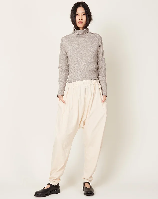 Cotton Pants in Natural