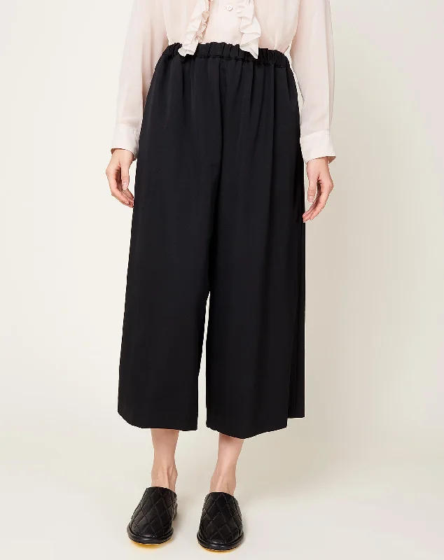 Wide Legged Pant in Black