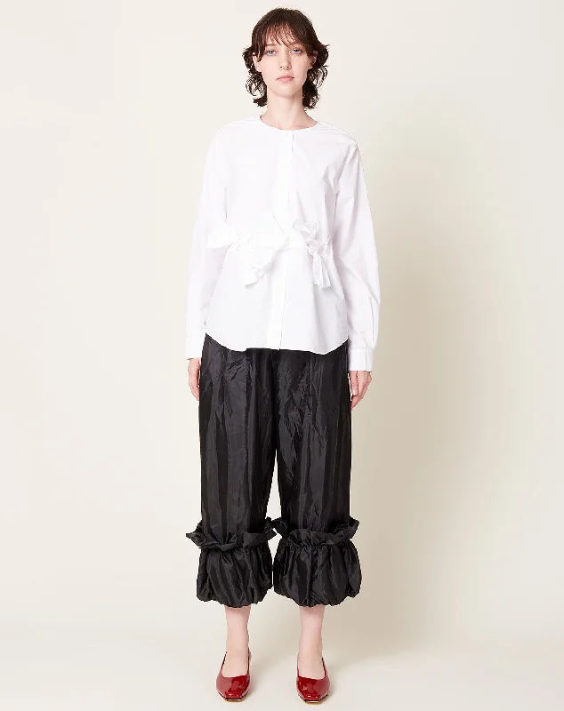 Frill Pant in Black