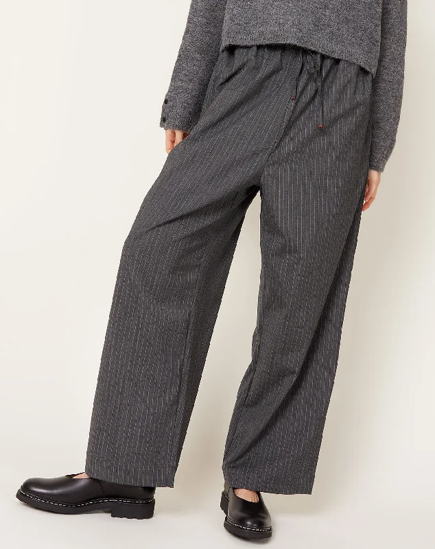 Classic Striped Pants in Grey