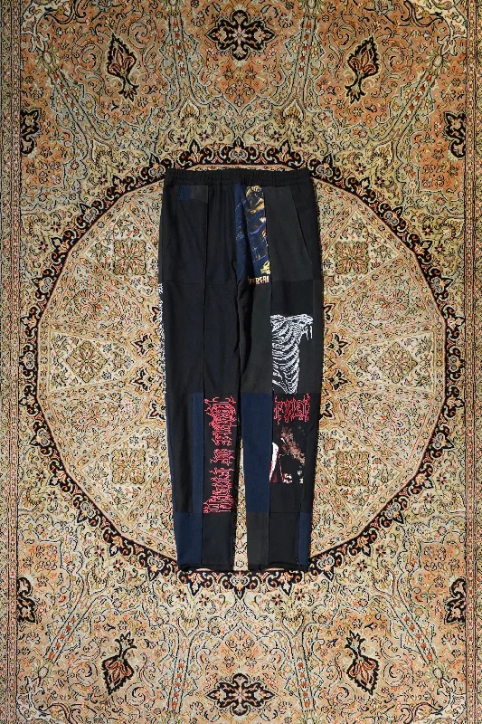 Children of the discordance HANDMADE VINTAGE PATCHWORK TROUSERS (BLACK ASSORT)