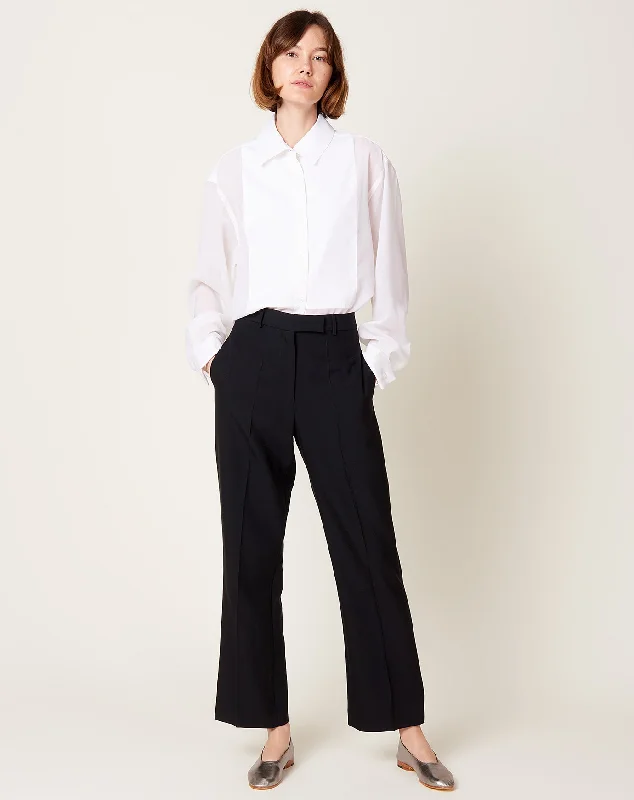 Nora Tuxedo Trouser in Black