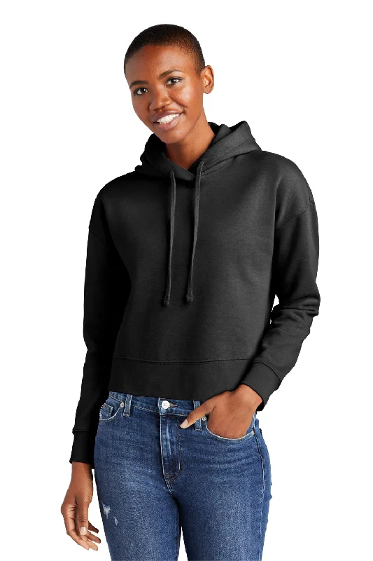 District Womens V.I.T. Fleece Hooded Sweatshirt Hoodie - Black