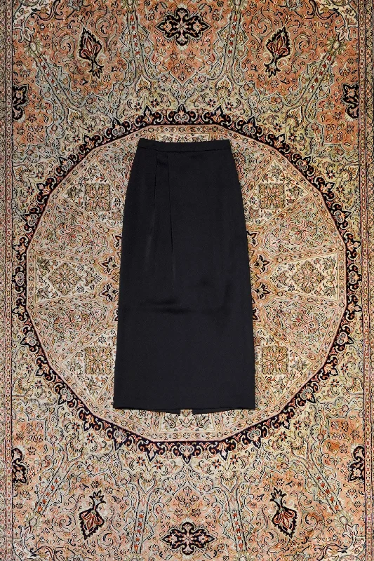 2TUCK SKIRT (BLACK)