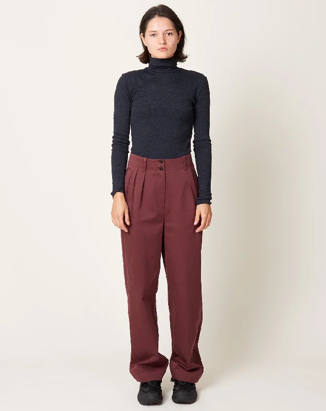 Painter Pants in Burgundy