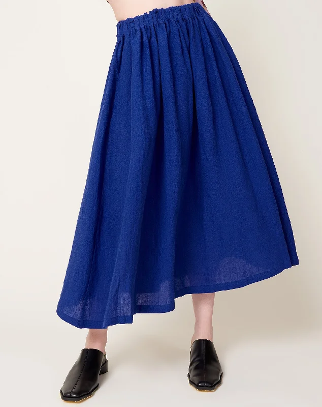 Wide Skirt in Royal Blue