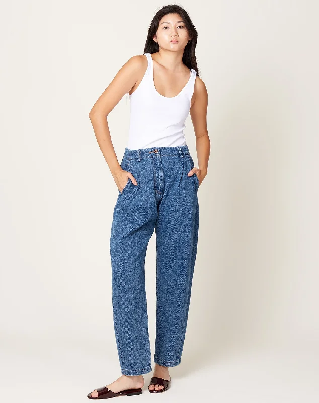 Percy Pant in Indigo Washed Burbank Denim