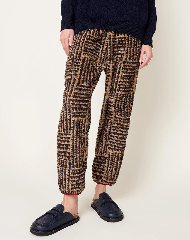 HACKSAW-BLOCK Fleece EASY Pants in Beige