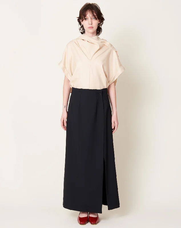 Andi Long Skirt in Black