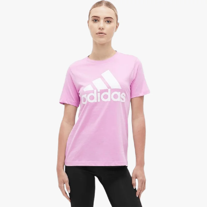 adidas Womens Bl Short Sleeve Tee Cl Pink