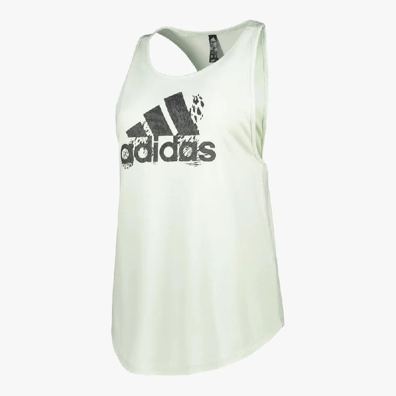 adidas Womens W Hybr G Tank Linen Green