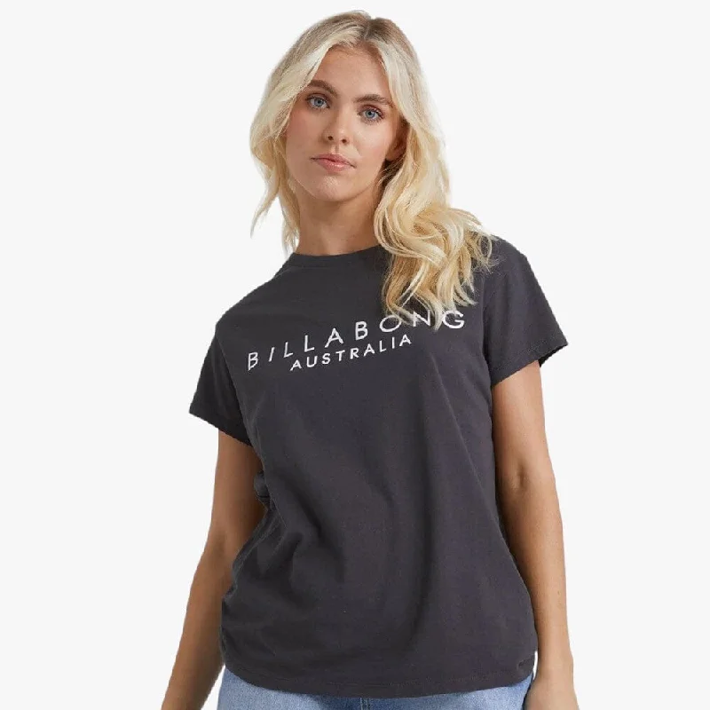 Billabong Womens Serenity Short Sleeve Tee Off Black