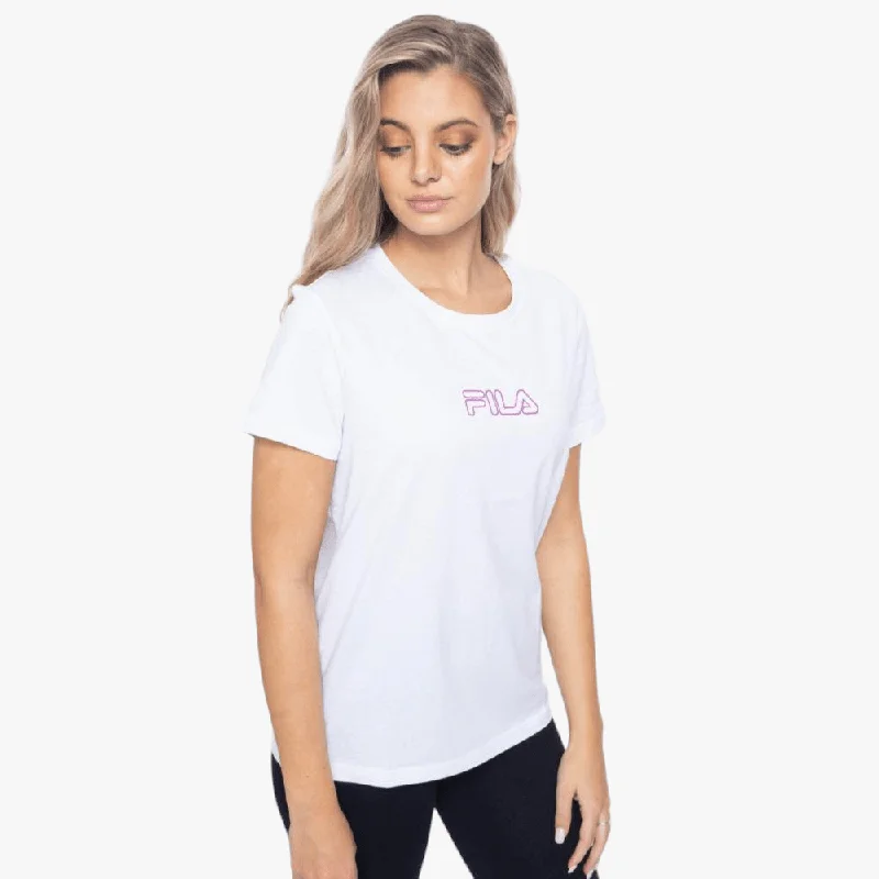 Fila Womens Chip Short Sleeve Tee White