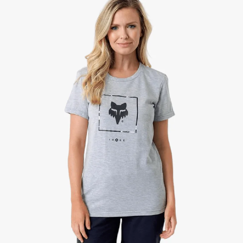 Fox Womens Atlas Short Sleeve Tee Grey Mel