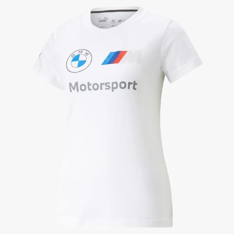 Puma Ladies Bmw Mms Ess Short Sleeve Tee White