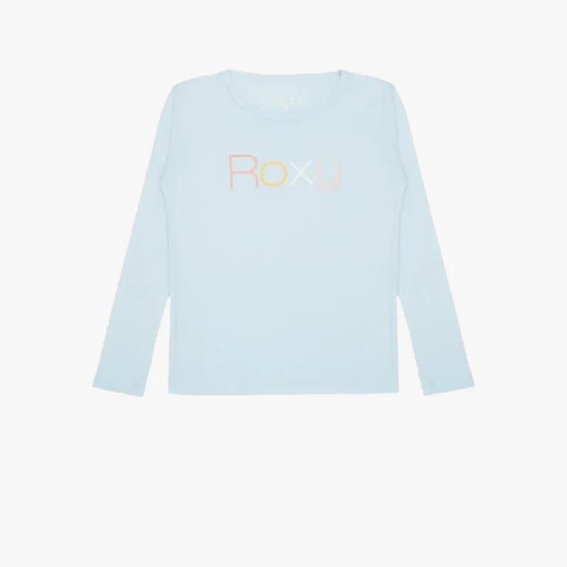 Roxy Girls In The Sun A Long Sleeve Tee Cool Blue