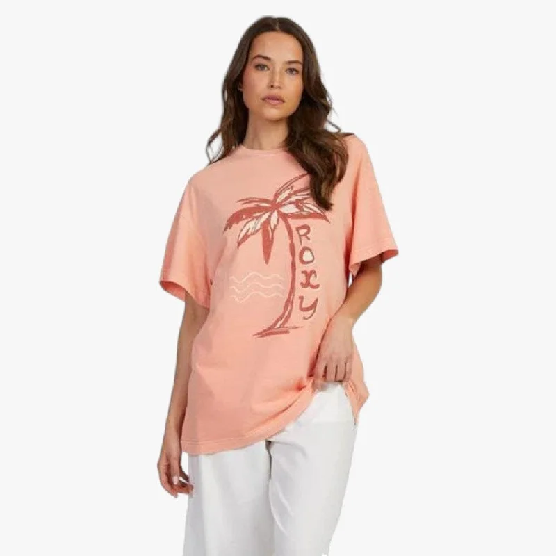 Roxy Womens Sweet Sunshine Tee Papaya Punch