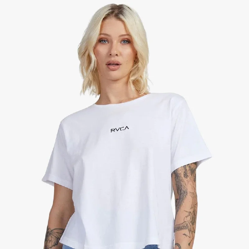 Rvca Womens Classic Short Sleeve Tee White