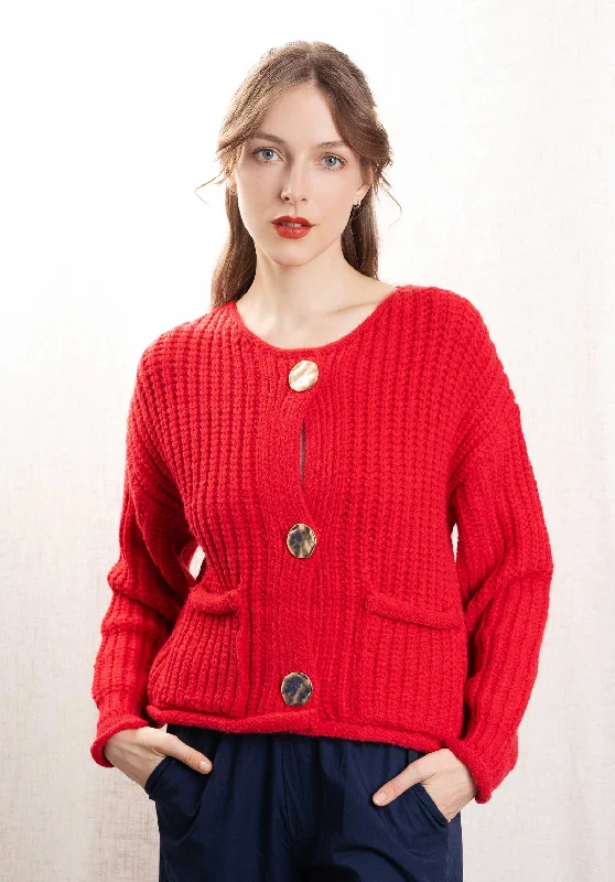 Cardigan Bp278 Rouge