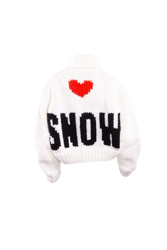 Short Heart Snow Cardi