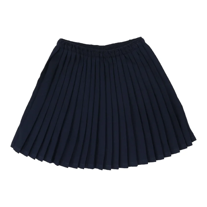 Analogie By Lil Legs Knife Pleated Skirt Navy