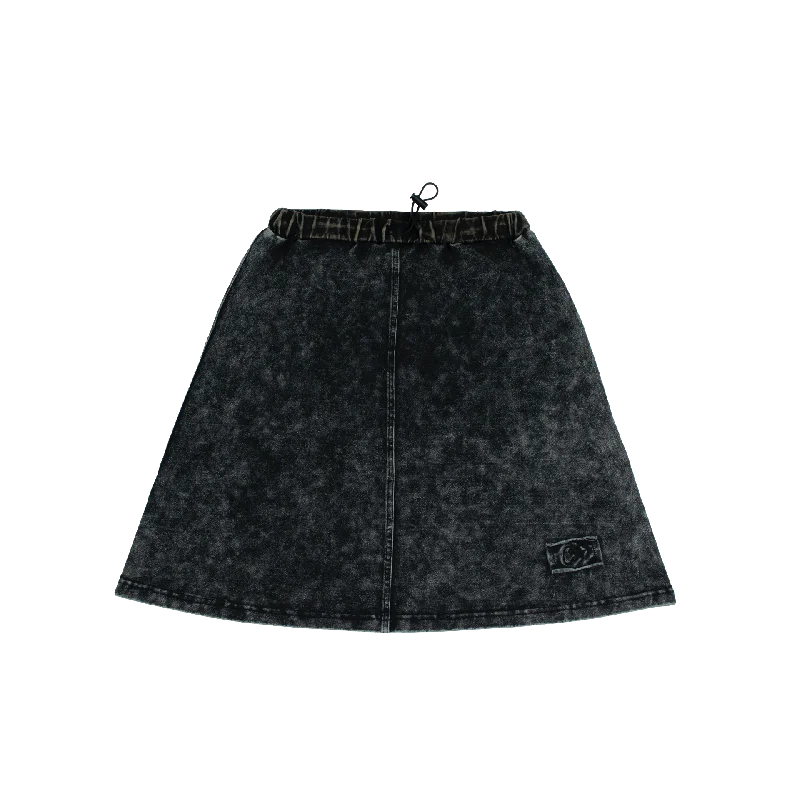 Crew Kids Black Denim Wash Skirt