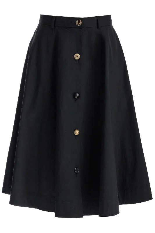 Moschino Women's "Poplin Skirt With Buttons"