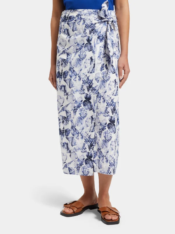 Printed mid-length sarong