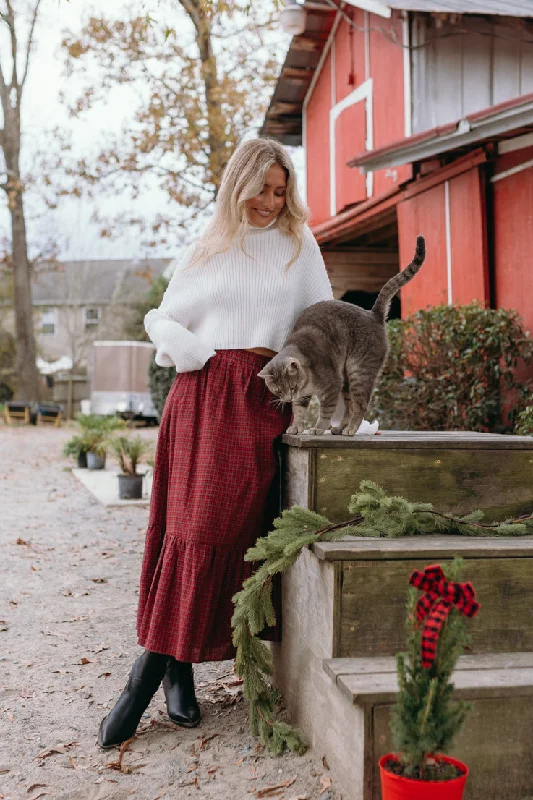 Season's Greetings Maxi Skirt