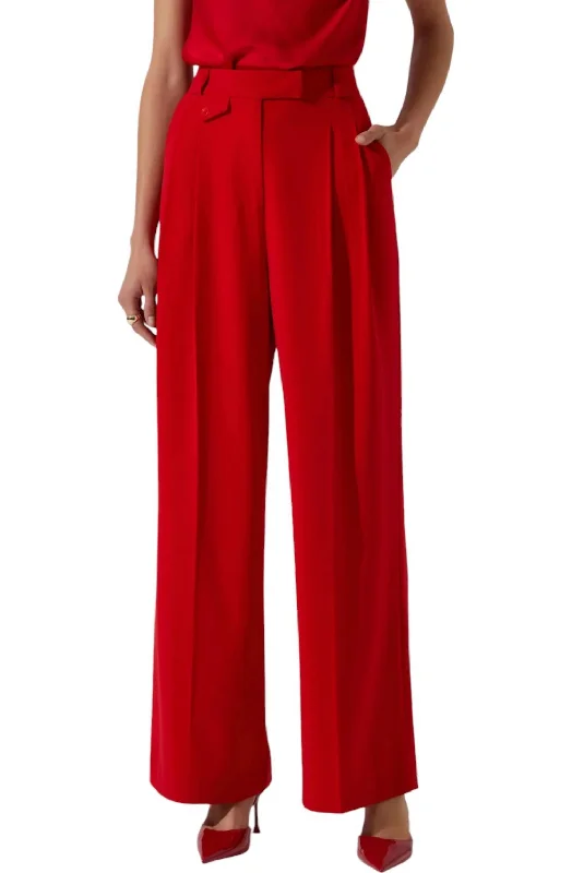 Bryony Pants In Red