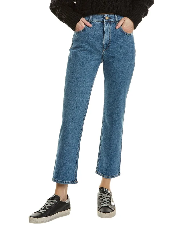 DL1961 Patti Blue Rapids Straight Boyfriend Jean