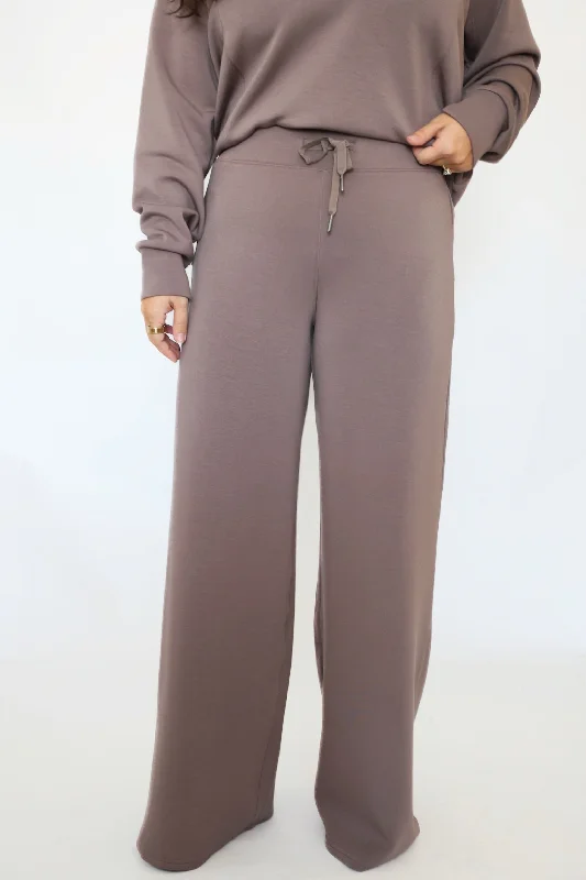 SPANX AirEssentials Wide Leg Pant - Smoke