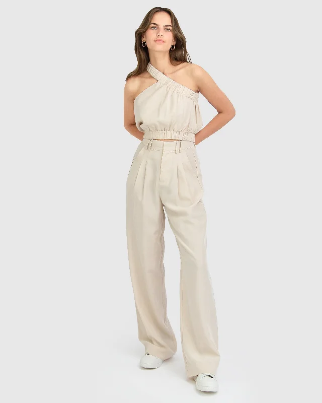 State of Play Wide Leg Pant - Sand