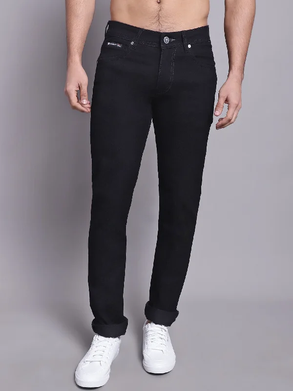 Men's Ultra Narrow fit No Fade Black  Jeans